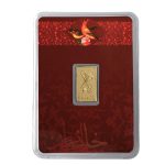 شمش 24 عیار نقش برجسته گل و بلبل 350 سوت