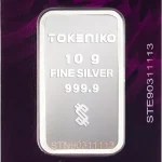 شمش نقره 10 گرمی ضدجلع توکنیکو