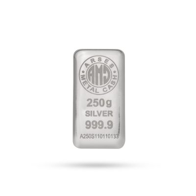 شمش نقره 250 گرمی آرسس ریخته