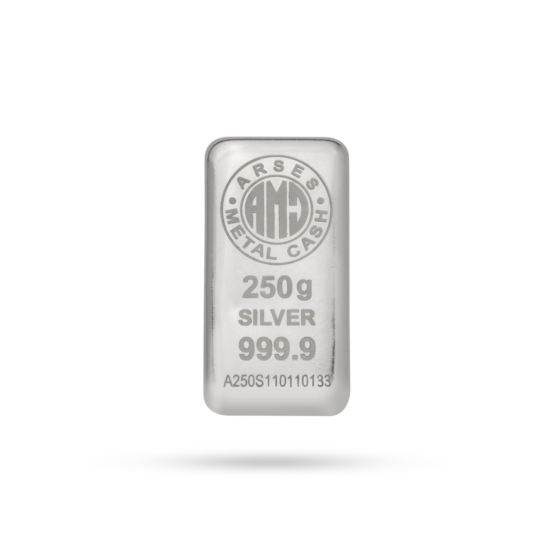 نقره 250 گرمی ریخته شمش نقره 250 گرمی آرسس ریخته - Image 1