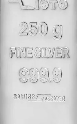 شمش نقره 250 گرمی زیوتو