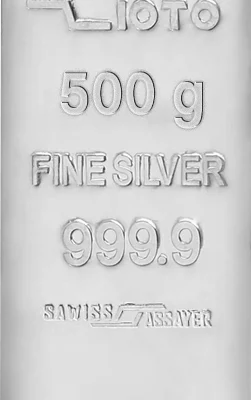 شمش نقره 500 گرمی زیوتو
